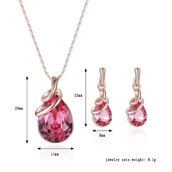 Gilded Serenity Jewelry Set